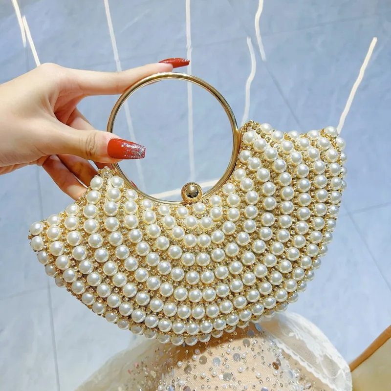 Evening Bag Beaded - New Evening Bag, Ladies' Banquet Bag,