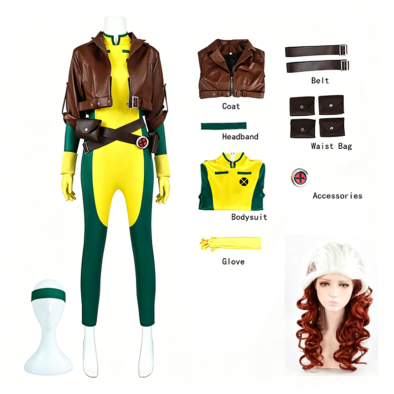 Women X Bags - Rogue X-Men 97 Cosplay Full Set
