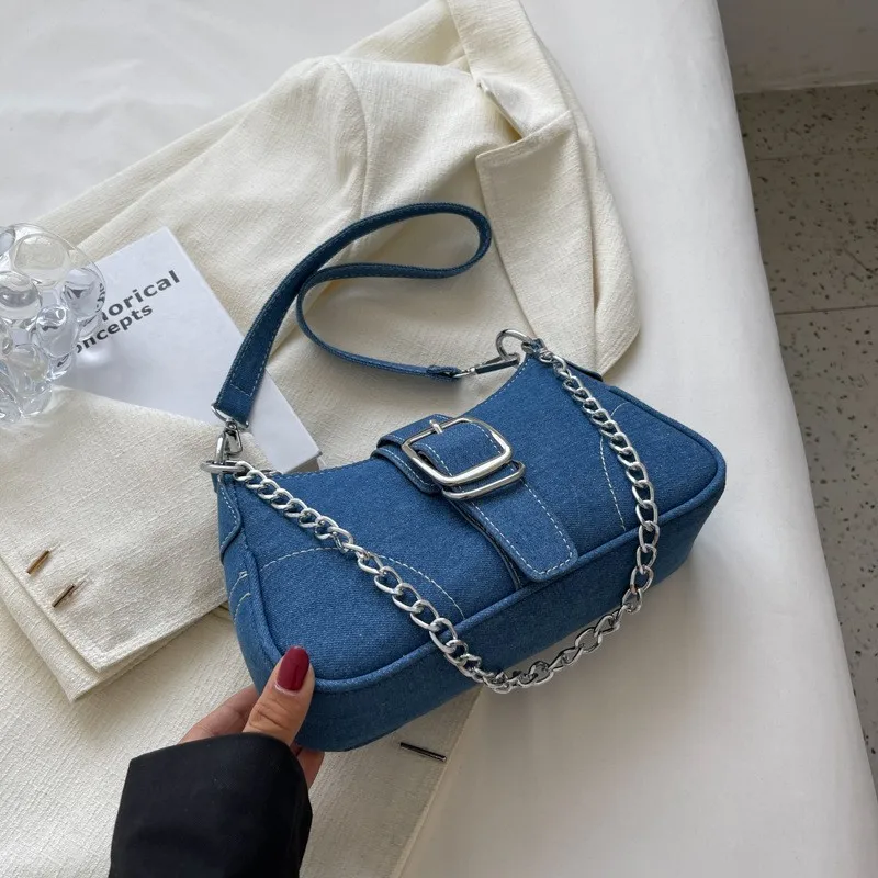 Women Bags Jeans - new Small Design Jeans Bag Women's