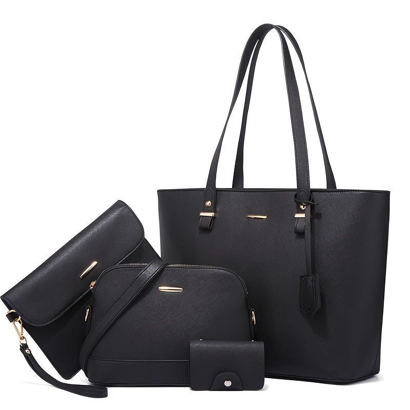 Women Bags Casual - 4pcs Fashion Women's Bag Sets Solid
