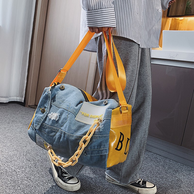 Fashion Denim Women Shoulder B - đánh giá và giá Women Bags Jeans
