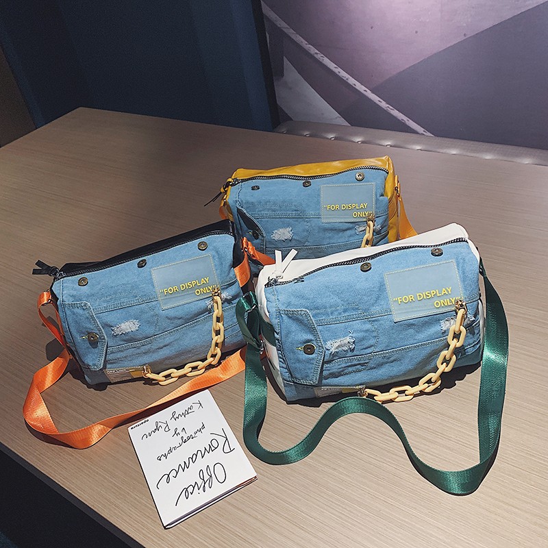 Fashion Denim Women Shoulder B - đánh giá và giá Women Bags Jeans