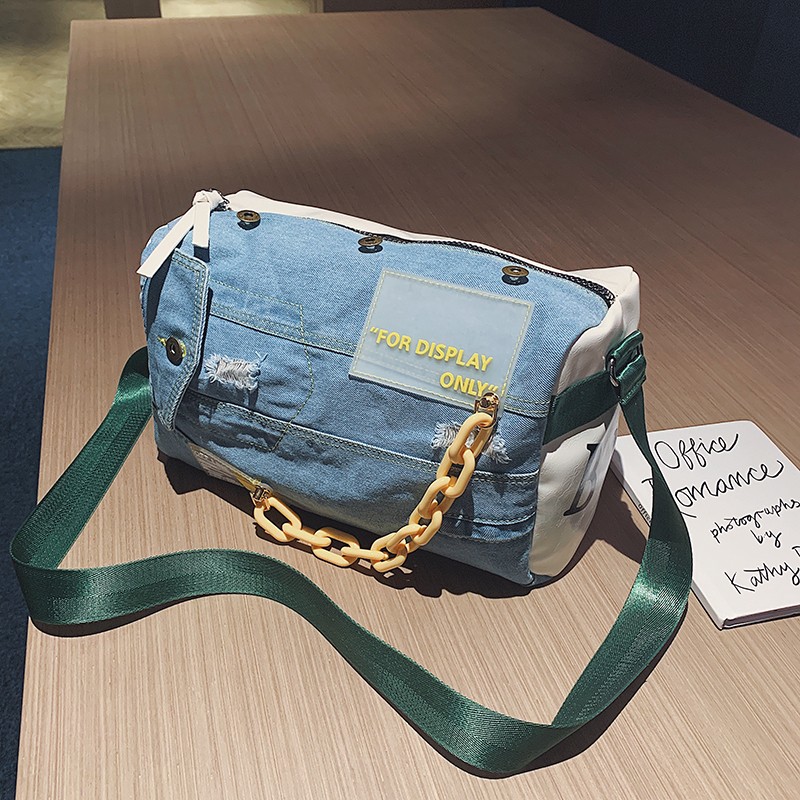 Fashion Denim Women Shoulder B - đánh giá và giá Women Bags Jeans
