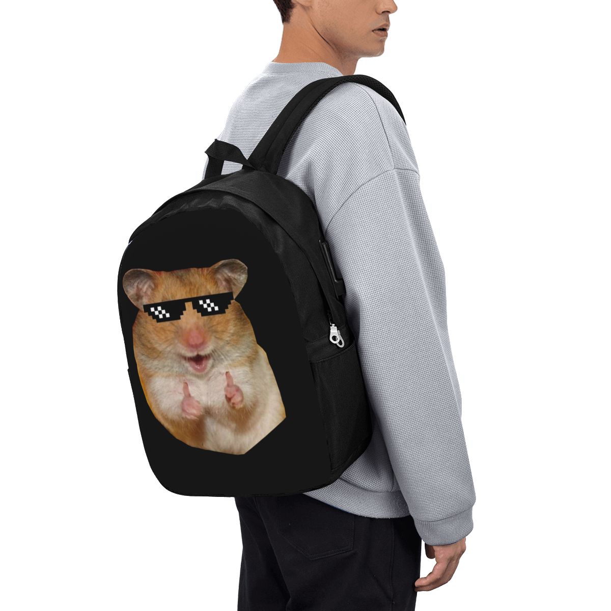 Funny Hamster Backpack Travel  - đánh giá và giá Women Bags Laptop