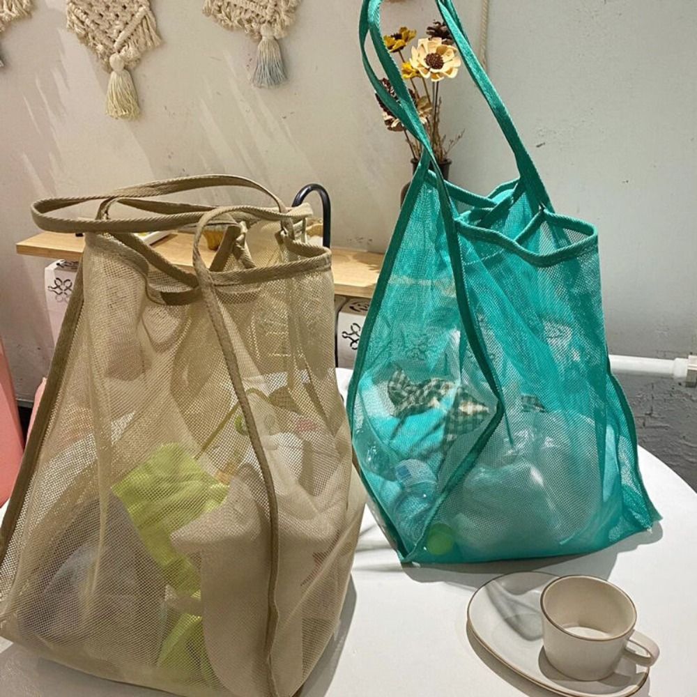 Mesh Beach Bag Lightweight, Br - đánh giá và giá Women Bags Casual