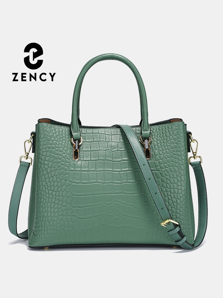 Zency Women's Genuine Leather  - đánh giá và giá Women Bags Green