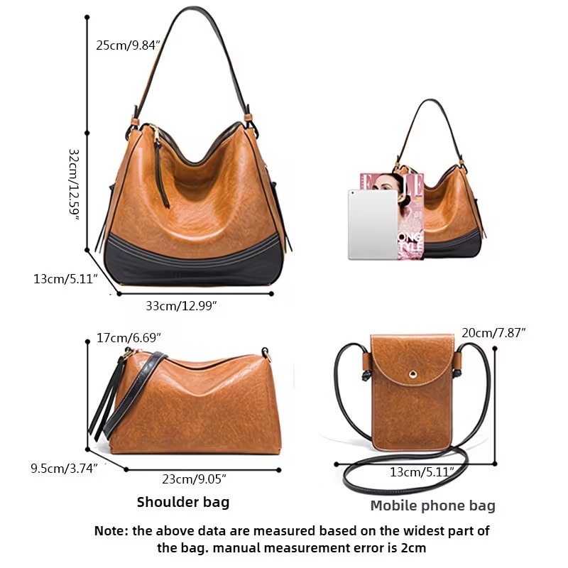 Women's Bag Set - 4-piece Set. - đánh giá và giá Phone Bag Crossbody