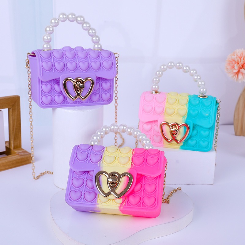 Silicone Love Bubble Jelly Bag - đánh giá và giá Women Bags Offers