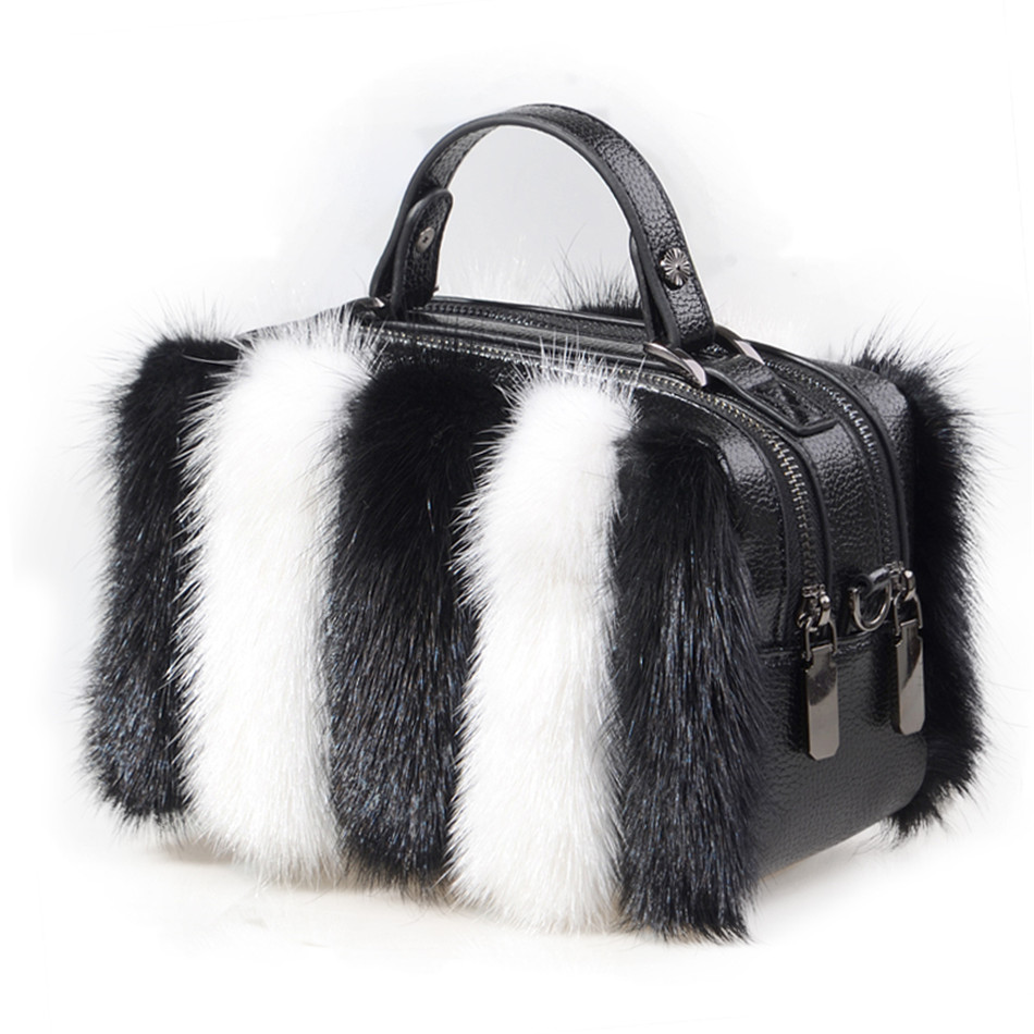 Tự Nhiên Lông Chồn Túi 2022 Cr - đánh giá và giá Women Bags Pk