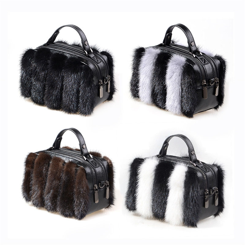 Tự Nhiên Lông Chồn Túi 2022 Cr - đánh giá và giá Women Bags Pk