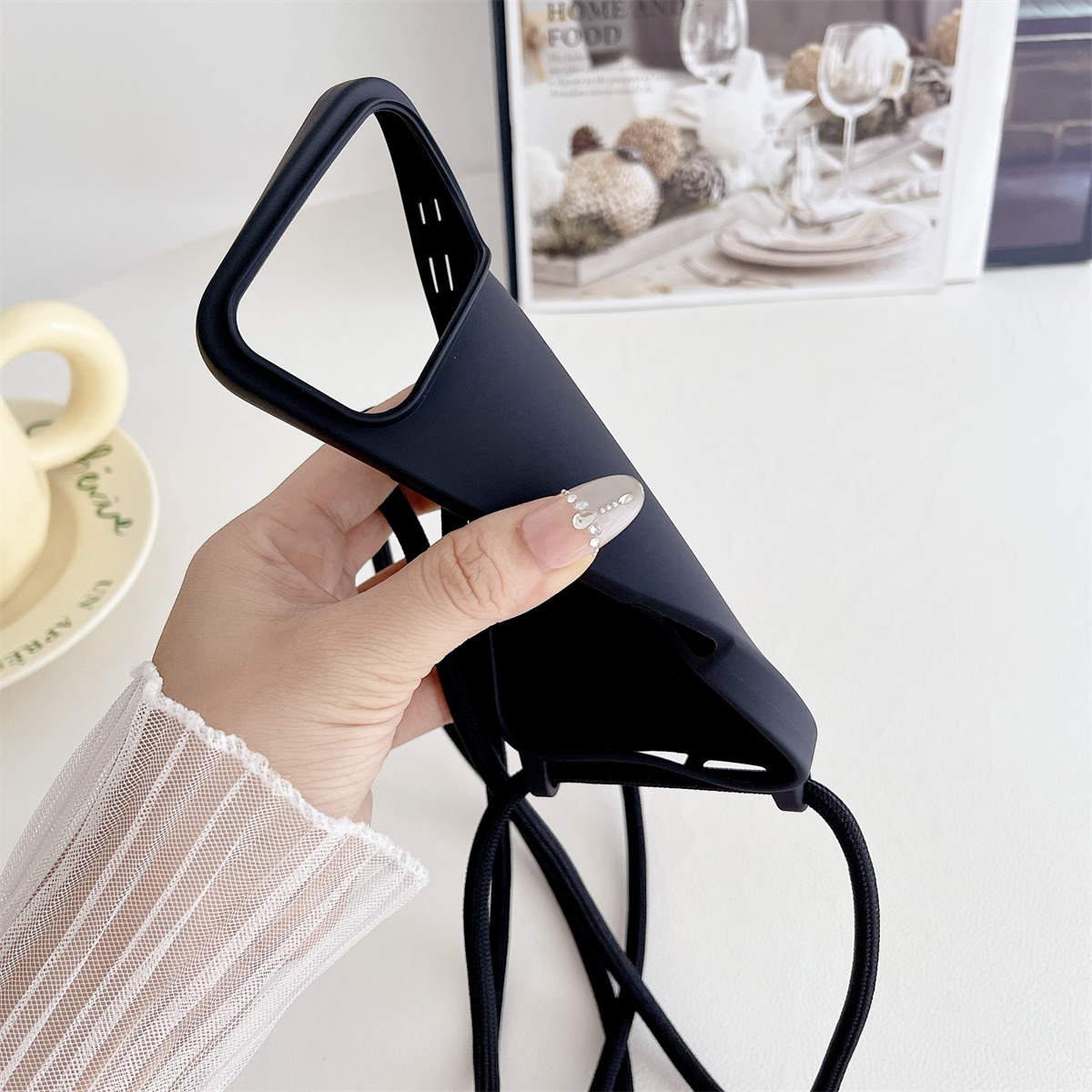 Crossbody Lanyard Liquid Silic - đánh giá và giá Phone Bag Crossbody