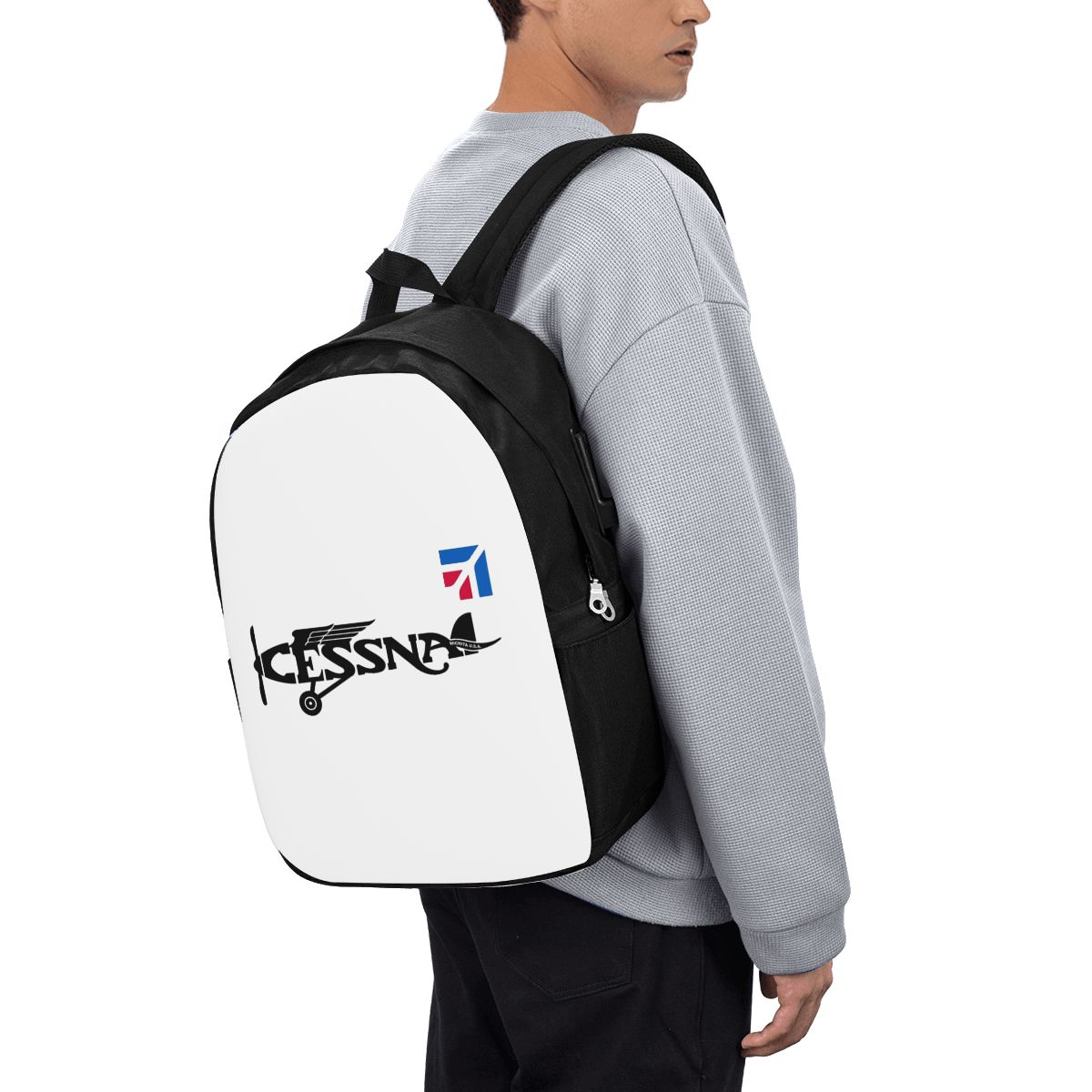 Cessna Logo Backpack Travel No - đánh giá và giá Women Bags Laptop