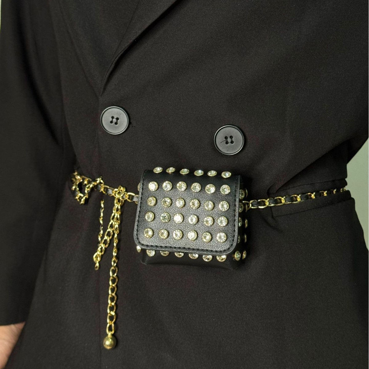Fashion Rivet Mini Waistpack S - đánh giá và giá Women Bags Jeans
