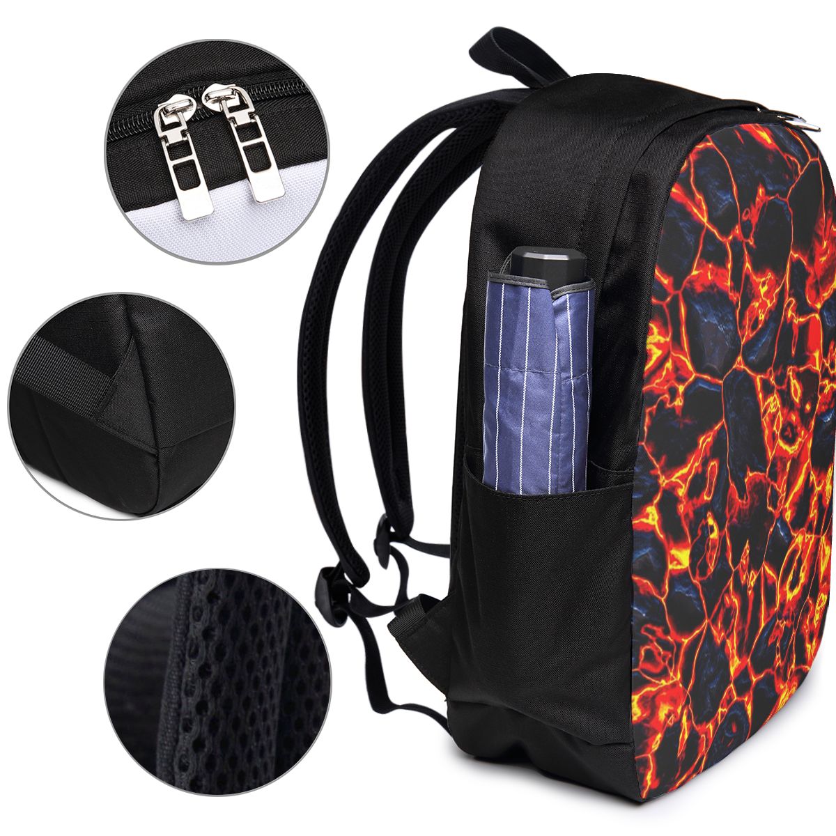 Magma Volcano Lava Fire Backpa - đánh giá và giá Women Bags Laptop