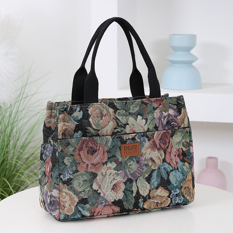 Floral Print Women's Tote Bag, - đánh giá và giá Women Bags Offers