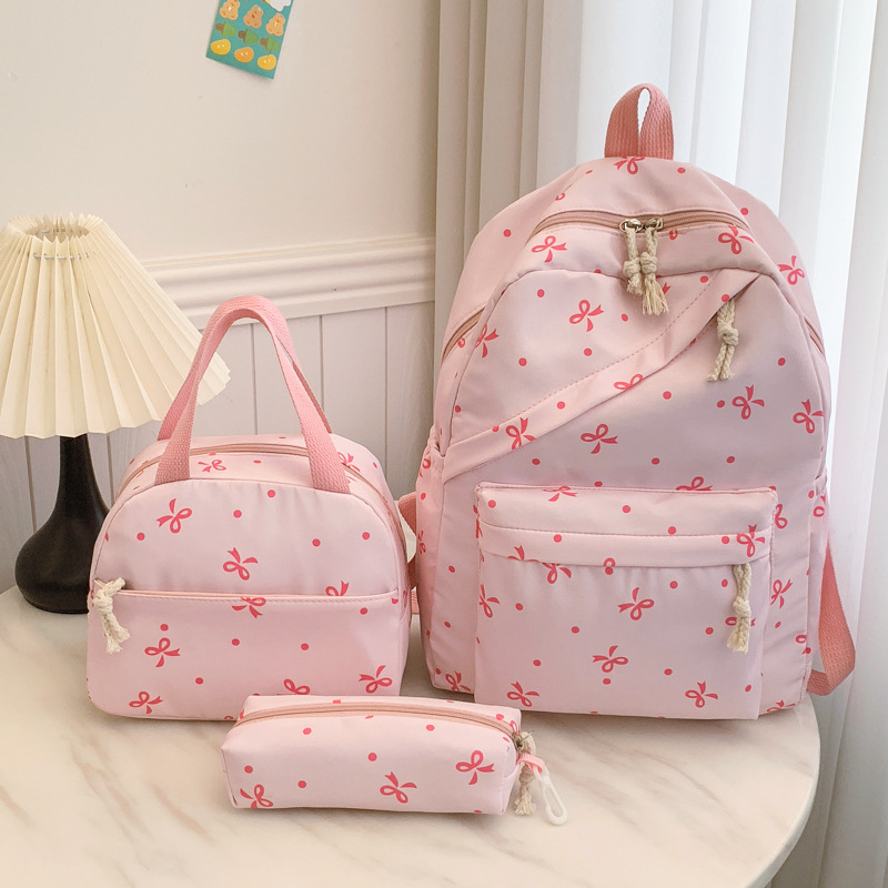 Back to School 3 Piece Floral  - đánh giá và giá Women Bags Casual
