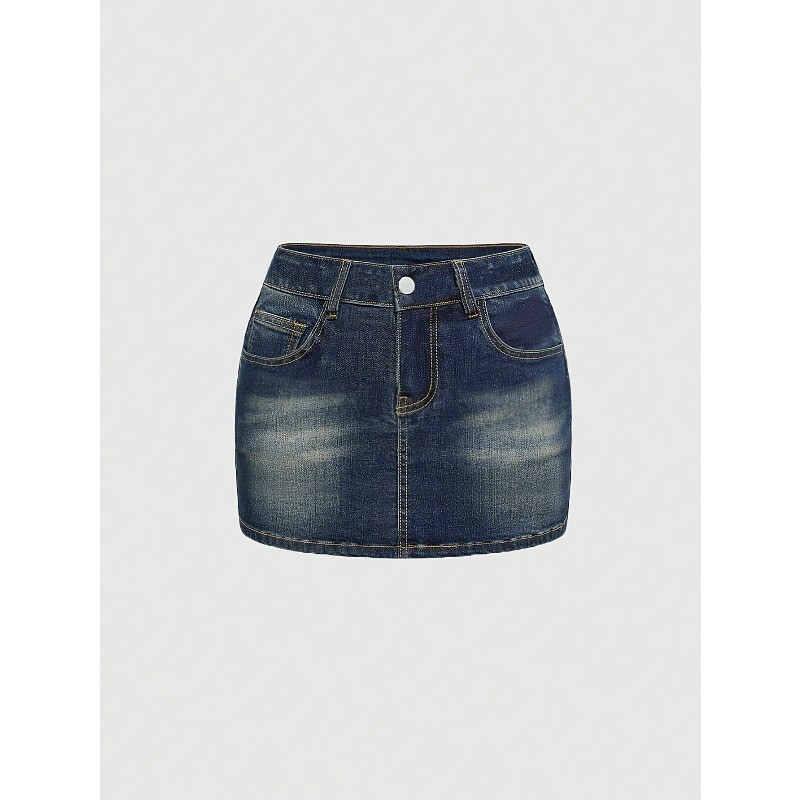 Summer Denim Retro Short Skirt - đánh giá và giá Women Bags Jeans