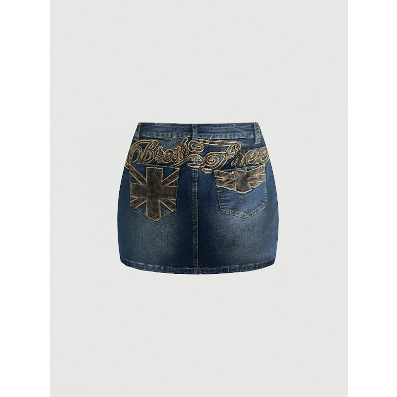 Summer Denim Retro Short Skirt - đánh giá và giá Women Bags Jeans