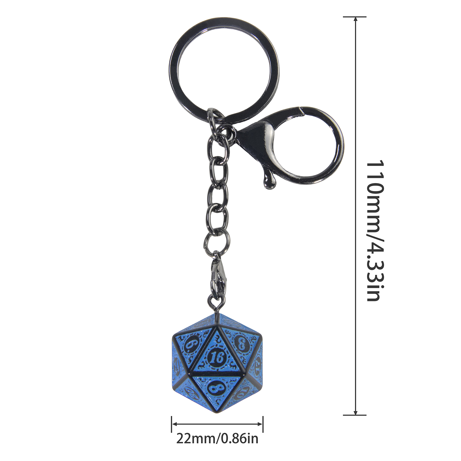 Unique DND Dice Keyring 3D D20 - đánh giá và giá Women X Bags
