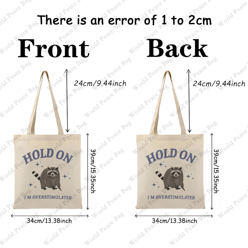 1 pc Hold On I'm Overstimulate - đánh giá và giá Women Bags Offers