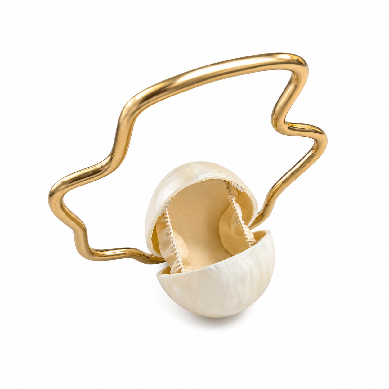 Women mini Acrylic Egg Bag Cut - đánh giá và giá Evening Bag Beaded