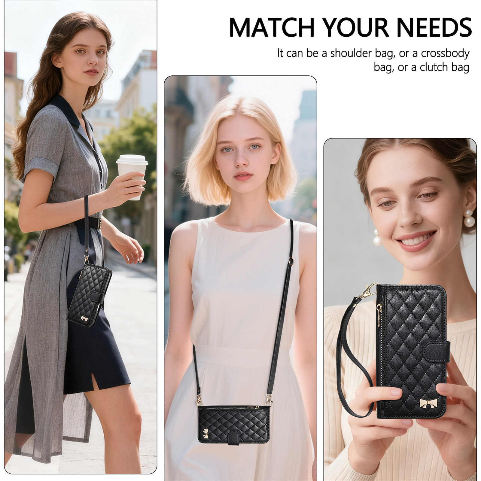PU Leather Crossbody Flip Wall - đánh giá và giá Phone Bag Crossbody