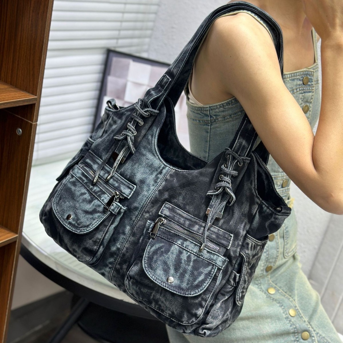 Women's Denim Bag Y2K Vintage  - đánh giá và giá Women Bags Jeans