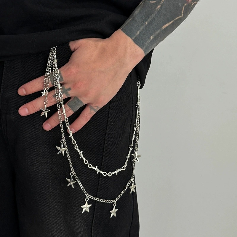 Men Women Hip Hop Double Layer - đánh giá và giá Women Bags Jeans