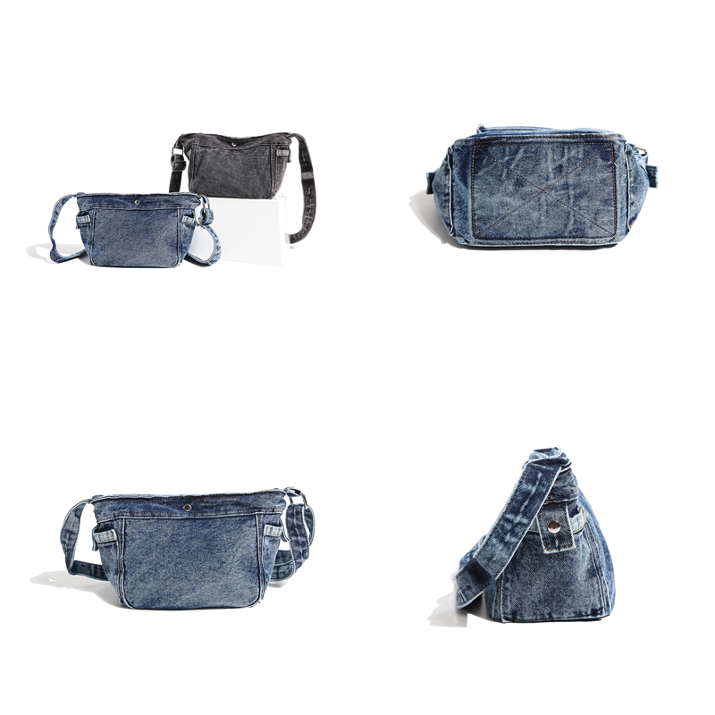 American Streetwear Denim Hobo - đánh giá và giá Women Bags Jeans