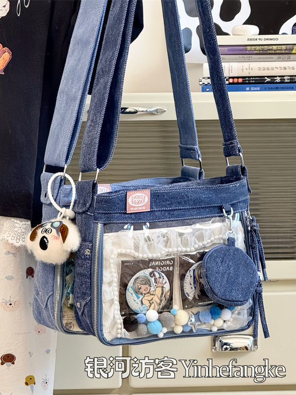 JIAERDI Harajuku Denim Ita Bag - đánh giá và giá Women Bags Jeans