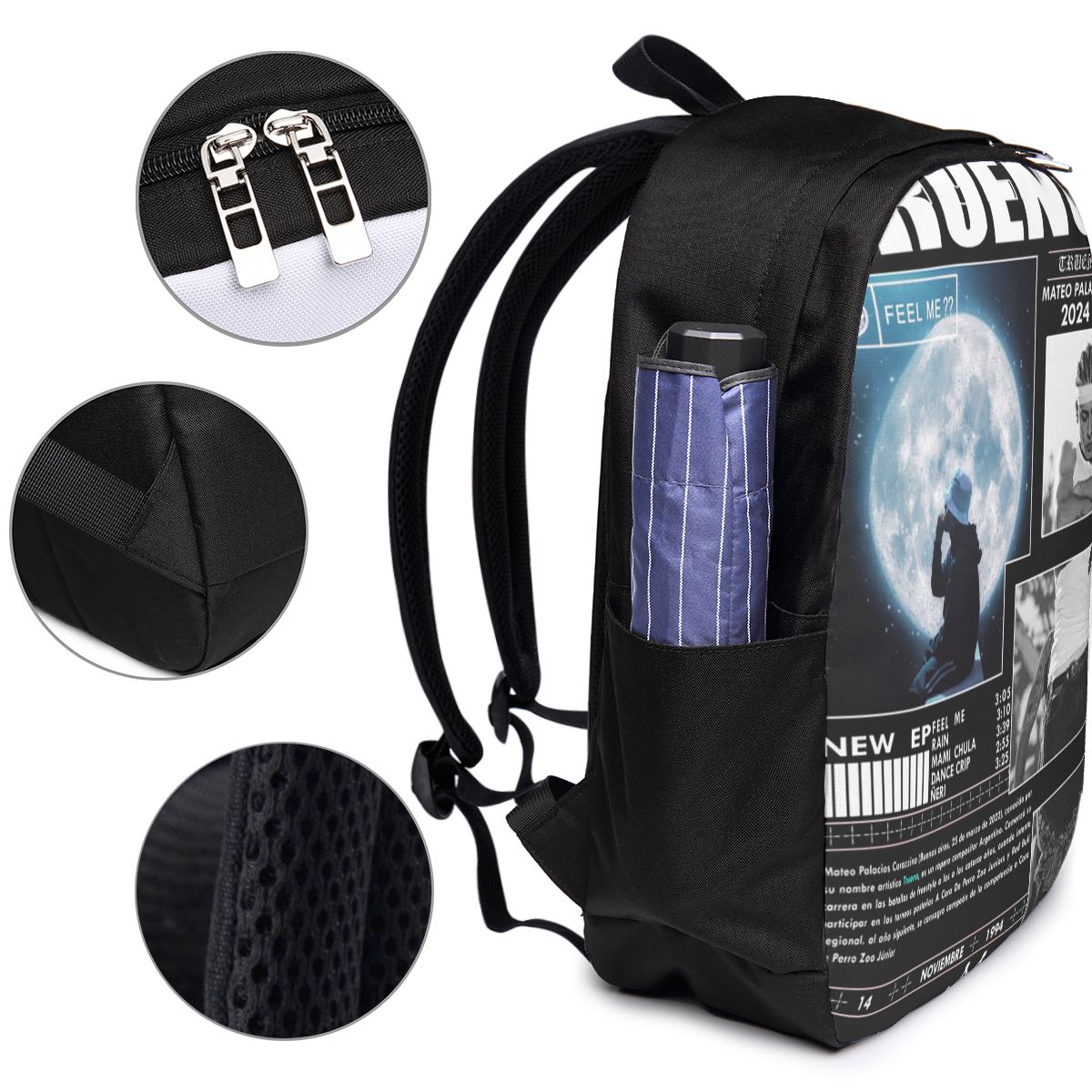 Funny Trueno Hip Hop Rapper Ba - đánh giá và giá Women Bags Laptop