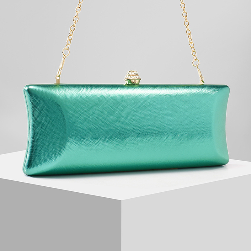 Classical Long Box Evening Bag - đánh giá và giá Women Bags Green