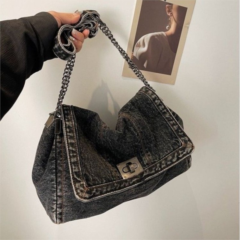Harajuku Style Vintage Denim T - đánh giá và giá Women Bags Jeans