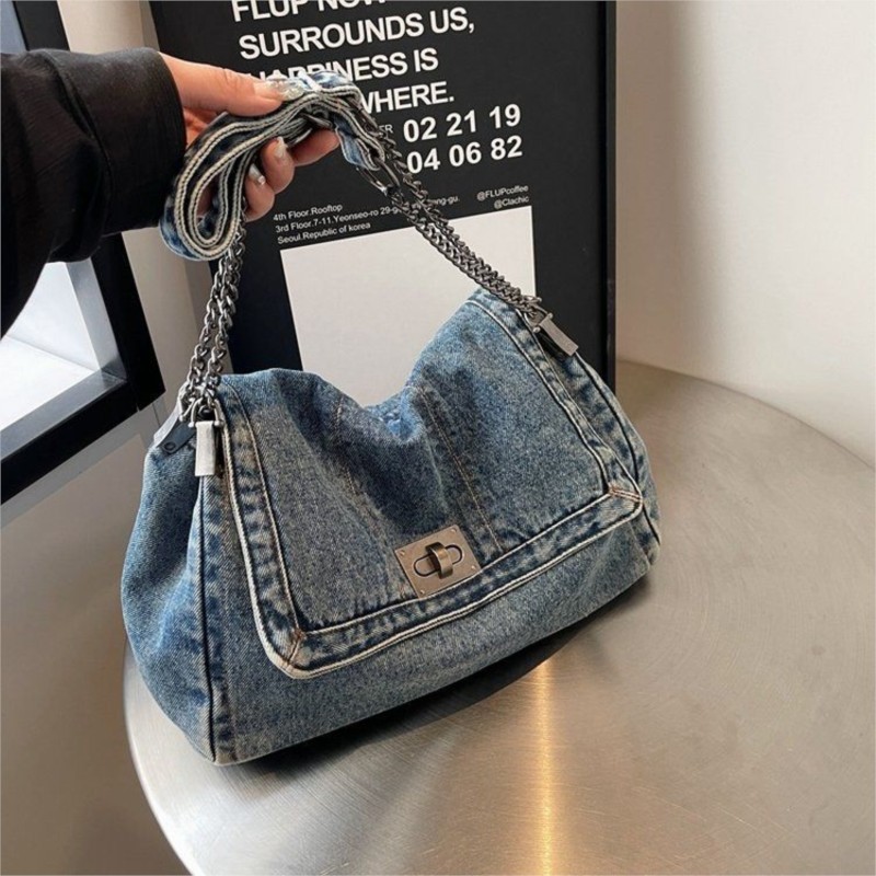 Harajuku Style Vintage Denim T - đánh giá và giá Women Bags Jeans