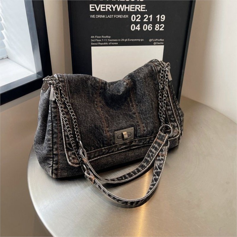 Harajuku Style Vintage Denim T - đánh giá và giá Women Bags Jeans