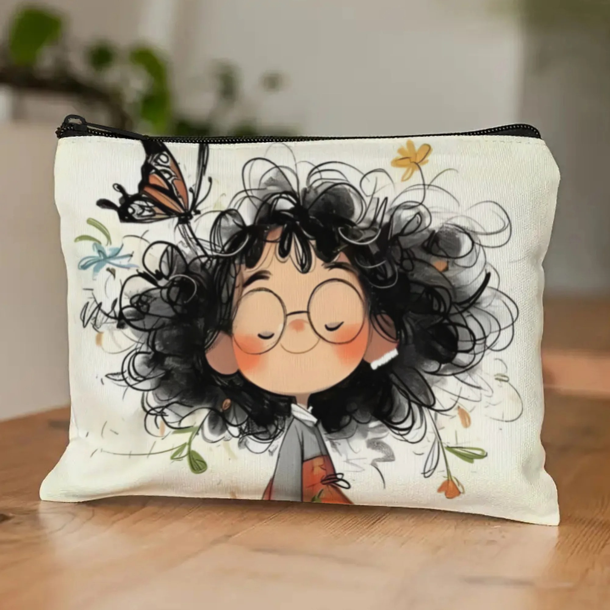 Cartoon Girl Makeup Bag Zipper - đánh giá và giá Women Bags Casual