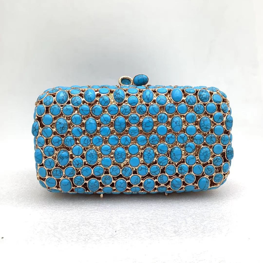 Lady turquoise Evening Clutch  - đánh giá và giá Women Bags Green