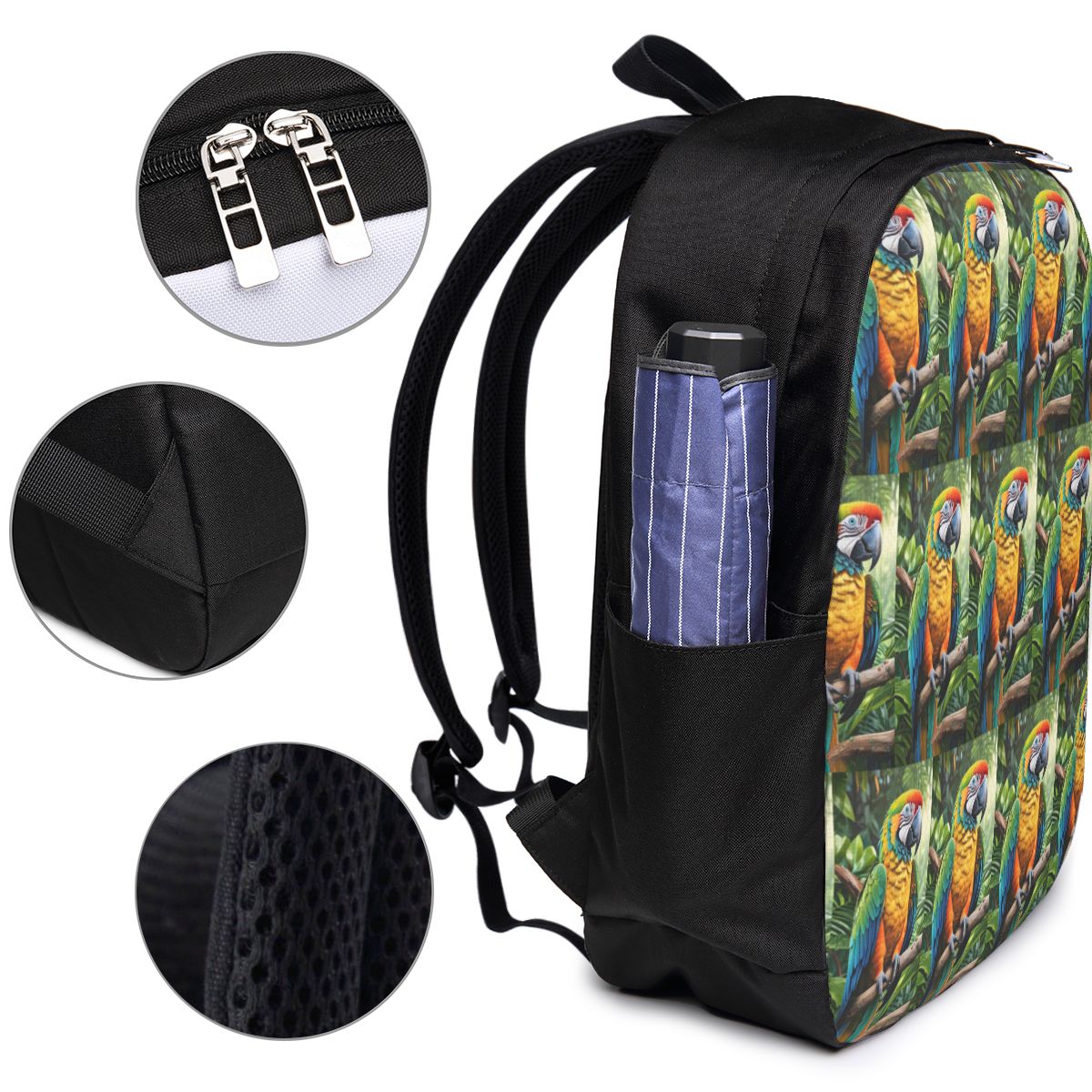 Cute Macaw Parrots Backpack Tr - đánh giá và giá Women Bags Laptop