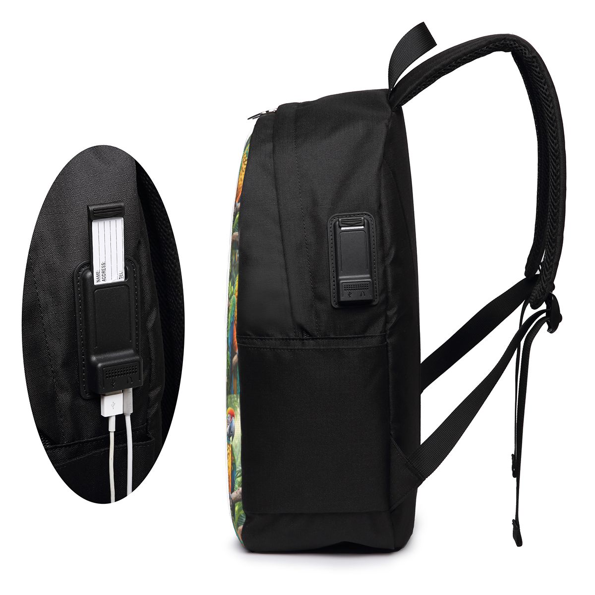 Cute Macaw Parrots Backpack Tr - đánh giá và giá Women Bags Laptop