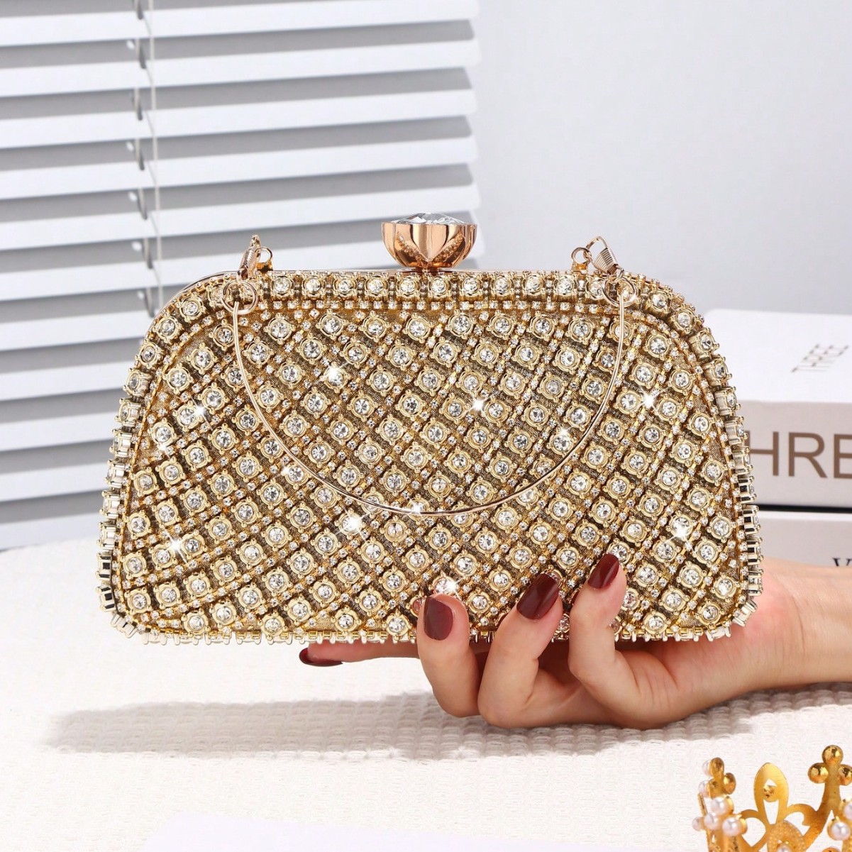 Luxury Diamonds Glitter Evenin - đánh giá và giá Evening Bag Beaded