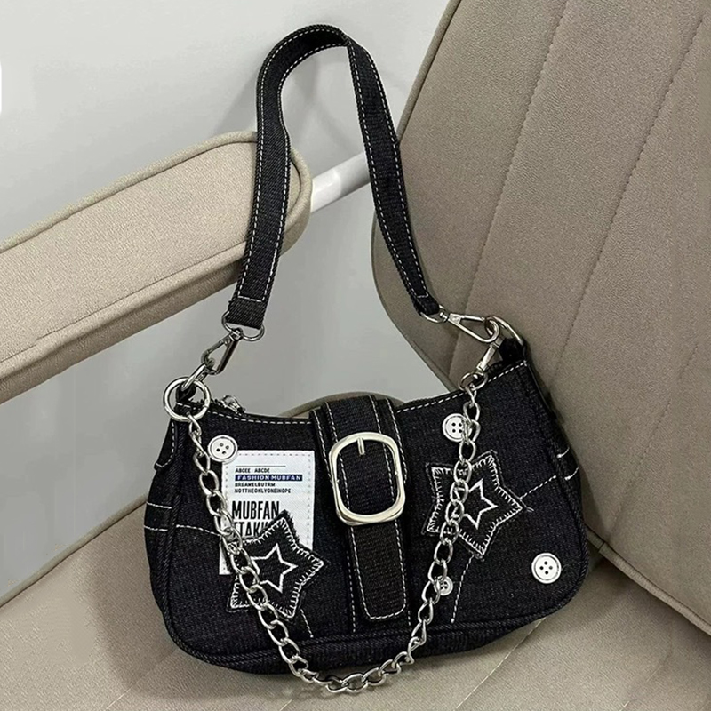 Y2k Fashion Women's Handbags S - đánh giá và giá Women Bags Jeans