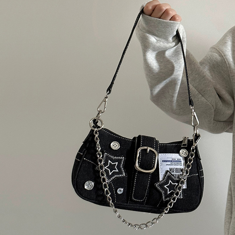 Y2k Fashion Women's Handbags S - đánh giá và giá Women Bags Jeans