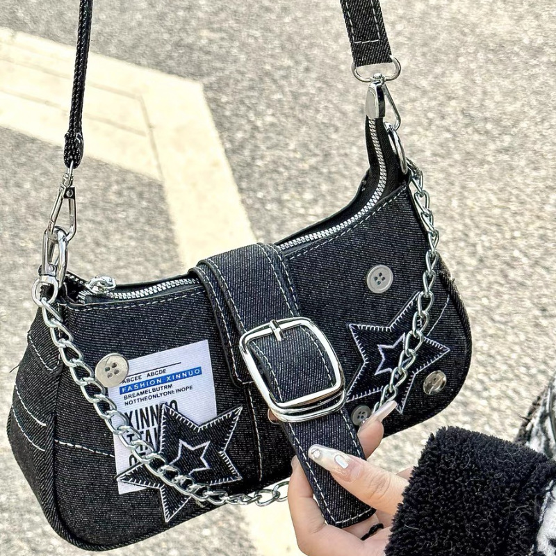 Y2k Fashion Women's Handbags S - đánh giá và giá Women Bags Jeans