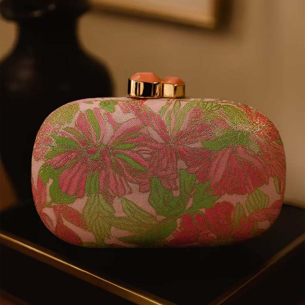 Retro Chinese Style Print Smal - đánh giá và giá Women Bags Green